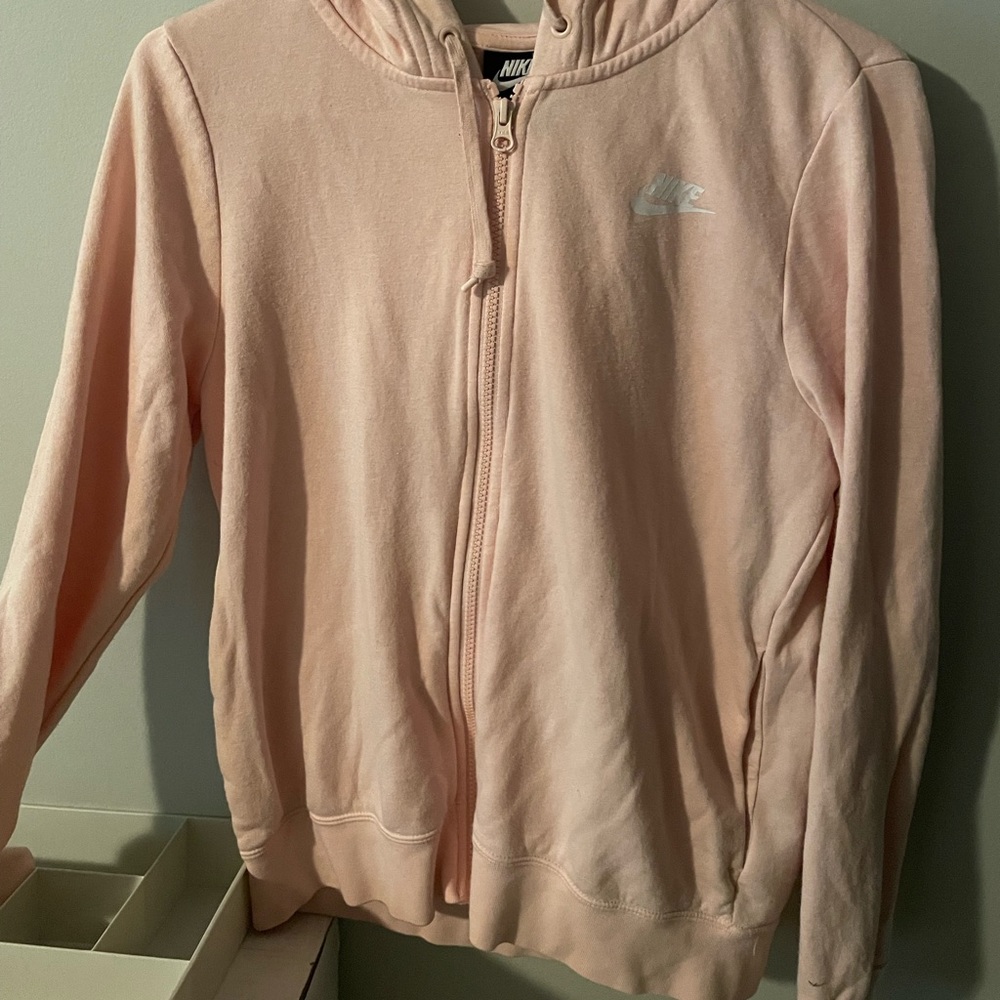 PINK NIKE ZIP UP